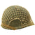 Original U.S. WWII 1941 M1 McCord Front Seam Fixed Bale Helmet with Net and Seaman Paper Co Liner Original Items