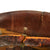 Original U.S. WWII Early 1942 M1 McCord Front Seam Fixed Bale Helmet With Painted Captain Bars and Rare Camouflage Paint Original Items
