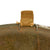 Original U.S. WWII Early 1942 M1 McCord Front Seam Fixed Bale Helmet With Painted Captain Bars and Rare Camouflage Paint Original Items