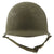 Original U.S. WWII Late War M1 Schlueter Rear Seam Helmet with Seaman Paper Co. Liner Original Items