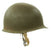 Original U.S. WWII 1942 2nd Lt. Marked M1 McCord Front Seam Fixed Bale Helmet with MSA Liner Original Items