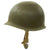 Original U.S. WWII 1942 2nd Lt. Marked M1 McCord Front Seam Fixed Bale Helmet with MSA Liner Original Items