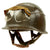 Original WWII U.S. Late War Produced M-1C Paratrooper Helmet With Korean War Jump Liner and Chin Cup Original Items