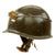 Original WWII U.S. Late War Produced M-1C Paratrooper Helmet With Korean War Jump Liner and Chin Cup Original Items