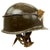 Original WWII U.S. Late War Produced M-1C Paratrooper Helmet With Korean War Jump Liner and Chin Cup Original Items