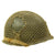 Original U.S. WWII 1943 M1 Schlueter Fixed Bale Helmet with Westinghouse Liner and Net Original Items