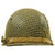 Original U.S. WWII 1943 M1 Schlueter Fixed Bale Helmet with Westinghouse Liner and Net Original Items