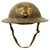 Original WWI U.S. Marine Corps 2nd Battalion 6th Infantry Regiment British MkI Helmet with Textured Paint - 2nd Division Original Items