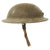 Original WWI U.S. Marine Corps 2nd Battalion 6th Infantry Regiment British MkI Helmet with Textured Paint - 2nd Division Original Items