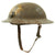 Original WWI U.S. Marine Corps 2nd Battalion 6th Infantry Regiment British MkI Helmet with Textured Paint - 2nd Division Original Items
