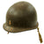 Original U.S. WWII 1944 Named Lieutenant M1 McCord Front Seam Helmet Original Items