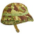 Original U.S. WWII 1942 McCord Front Seam Fixed Bale M1 Helmet with USMC Mosquito Net Cover Original Items