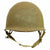 Original U.S. WWII 1944 M1 McCord Swivel Bale Front Seam Helmet with Converted Paratrooper Liner Original Items
