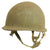 Original U.S. WWII 1944 M1 McCord Swivel Bale Front Seam Helmet with Converted Paratrooper Liner Original Items