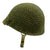 Original U.S. WWII M1 Schlueter Swivel Bale Front Seam Helmet with Westinghouse Liner and Net Original Items
