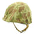 Original U.S. WWII USMC 1943 M1 McCord Front Seam Helmet with 2nd Pattern Cover and Portrait Original Items