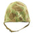 Original U.S. WWII USMC 1943 M1 McCord Front Seam Helmet with 2nd Pattern Cover and Portrait Original Items