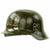 Original German WWII USGI Bring Back Trench Art Trophy M42 Helmet dated August 23 1944 Original Items