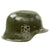 Original German WWII USGI Bring Back Trench Art Trophy M42 Helmet dated August 23 1944 Original Items