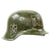 Original German WWII USGI Bring Back Trench Art Trophy M42 Helmet dated August 23 1944 Original Items