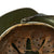 Original German WWII Double Decal NSDAP Civic Police M35 Steel Combat Helmet - marked ET64 Original Items