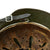 Original German WWII Double Decal NSDAP Civic Police M35 Steel Combat Helmet - marked ET64 Original Items