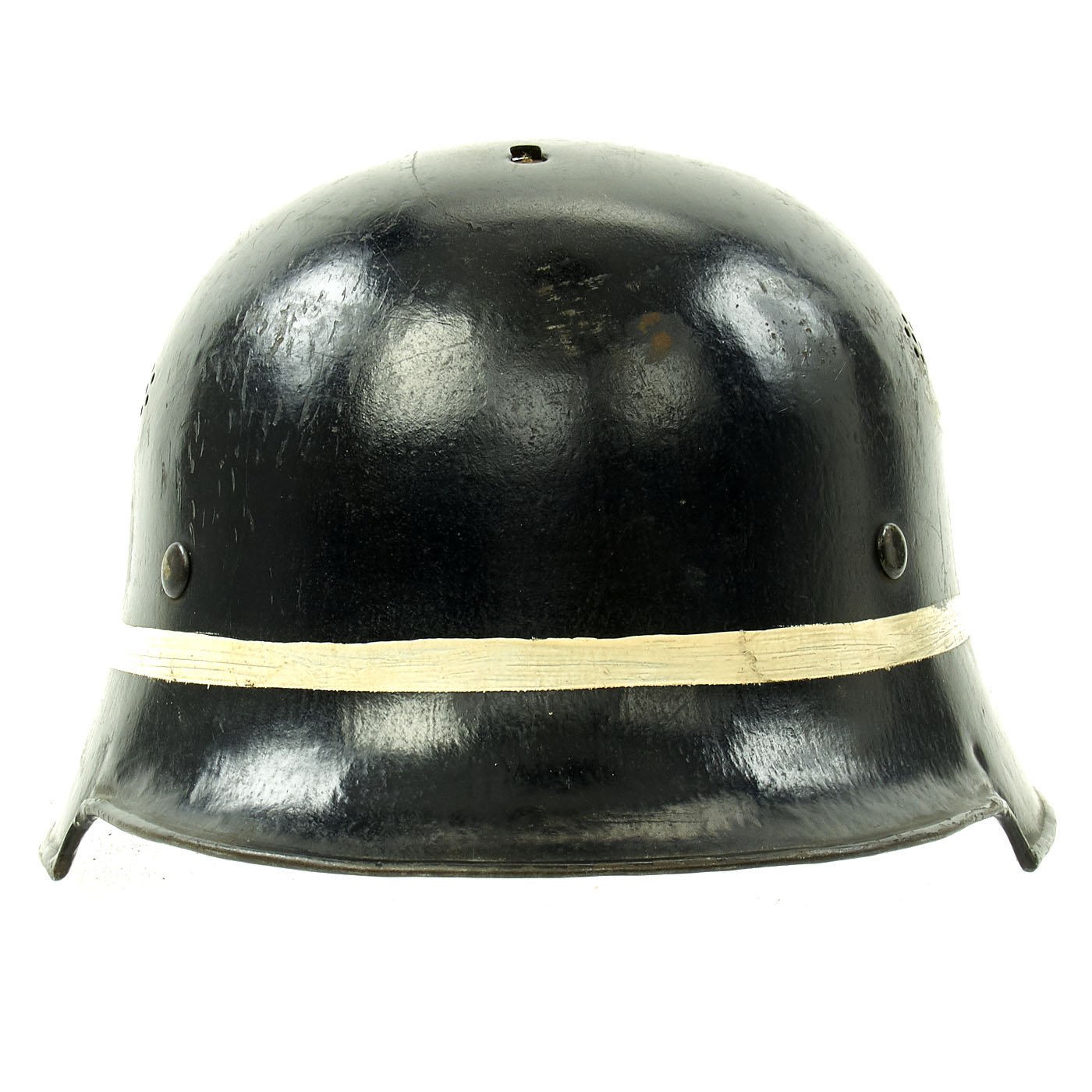 Original German WWII M34 Square Dip Luftwaffe Fire Brigade Crash Crew – International Military Antiques