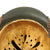 Original German WWII M42 Single Decal Army Heer Helmet with Dome Stamp and Size 57 Liner - ckl64 Original Items