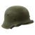 Original German WWII M42 Unissued Helmet with Dome Stamp and 56cm Liner - hkp64 Original Items