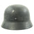 Original German WWII M40 Single Decal Luftwaffe Textured Paint Helmet with 58cm Liner and Dome Stamp - ET66 Original Items