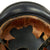 Original German WWII Luftschutz Civil Air Defense Beaded M35 Helmet marked EF66 Original Items