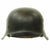 Original German WWII M42 Single Decal Luftwaffe Helmet with Textured Paint - ET64 Original Items