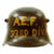Original WWI AEF 33rd Division Captured Austro-Hungarian M17 Helmet by Berndorfer Original Items