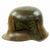 Original Imperial German WWI M16 Stahlhelm Helmet with Panel Camouflage Paint - marked TJ66 Original Items