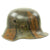 Original Imperial German WWI M16 Stahlhelm Helmet with Panel Camouflage Paint - marked TJ66 Original Items