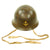 Original WWII Japanese SNLF Special Naval Landing Forces Tetsubo Helmet with Japanese Kanji Markings Original Items