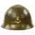 Original WWII Japanese SNLF Special Naval Landing Forces Tetsubo Helmet with Japanese Kanji Markings Original Items