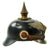 Original Imperial German WWI Prussian Garde Corps Steel Pickelhaube Helmet with Chin Strap - Metalhelm Original Items