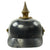 Original Imperial German WWI Prussian Garde Corps Steel Pickelhaube Helmet with Chin Strap - Metalhelm Original Items