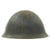 Original WWII Japanese Special Naval Landing Forces (SNLF) Tetsubo Helmet Shell with Blue Paint Original Items