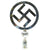 Original German WWII NSDAP National Socialist Party Flag Pole Finial Original Items