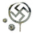 Original German WWII NSDAP National Socialist Party Flag Pole Finial Original Items
