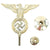 Original German WWII NSDAP National Socialist Party First Pattern Flag Pole Finial Original Items