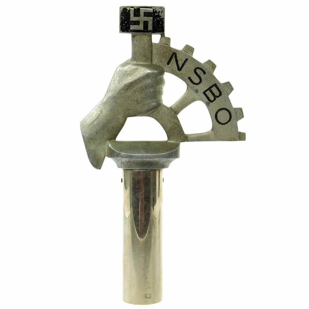 Original German Pre-WWII NSBO National Socialist Factory Cell Organization Flag Pole Finial Original Items
