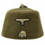 Original German WWII Waffen SS Field Gray M43 Combat Fez for Foreign Volunteers - size 58 Original Items