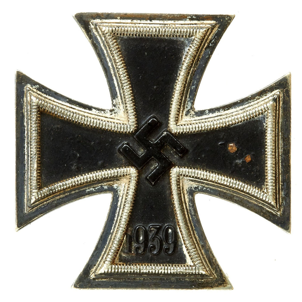 Original German WWII Iron Cross First Class 1939 with Pinback by Wilhelm Deumer of Lüdensched - EKI Original Items