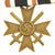 Original WWII German Medal Bar with War Merit Cross 2nd Class with Swords & Eastern Front Medal Original Items