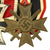 Original WWII German Medal Bar with Iron Cross 2nd Class 1939 and War Merit Cross 2nd Class with Swords Original Items