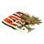 Original WWII German Medal Bar with Iron Cross 2nd Class 1939 and War Merit Cross 2nd Class with Swords Original Items