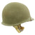 Original U.S. WWII Inland Paratrooper M1C Helmet Liner with Fixed Bale Helmet Original Items